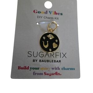 Sugarfix by BaubleBar Black & Gold Charm